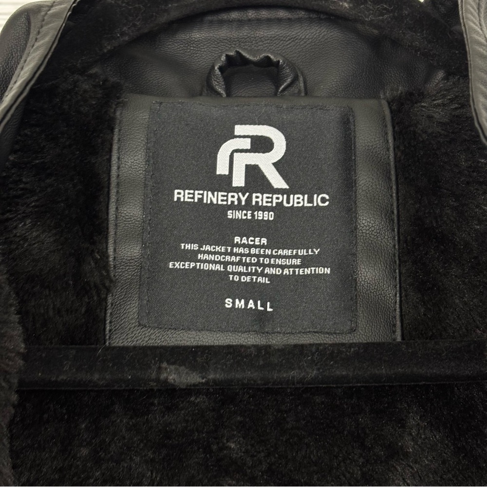 Refinery Republic Race Day Zip Up Jacket Size Small NWT Red/Black - Picture 5 of 12